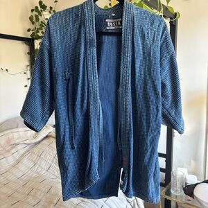 Blue BJJ Gi Jacket by Busem, Size S/M